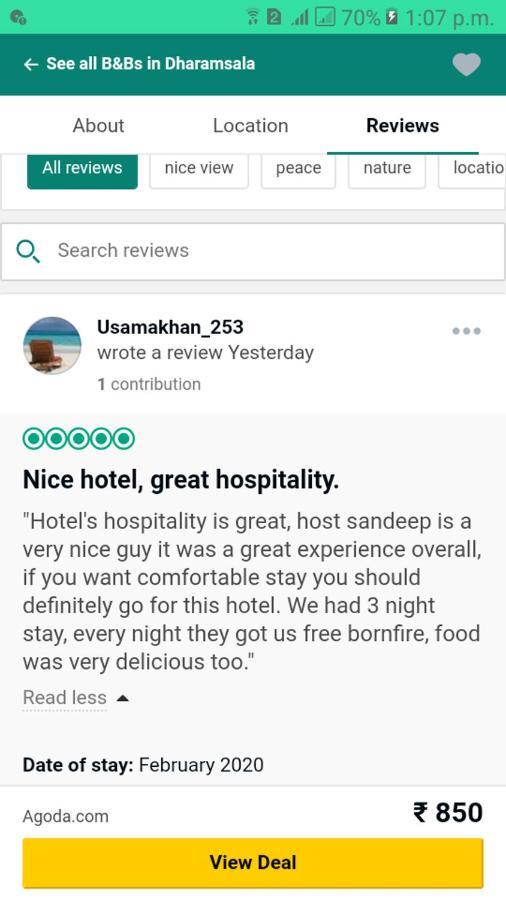 Hotel Manu Vinod Дхарамсала Екстериор снимка